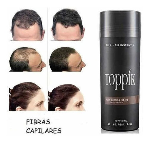 Fibras Capilares Toppik Negro Black 27.5 G Disimula Calvicie 1