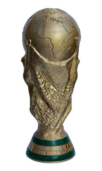 Copa Mundial Tamaño Real Qatar 2022 Argentina Campeón 3d 37c 0