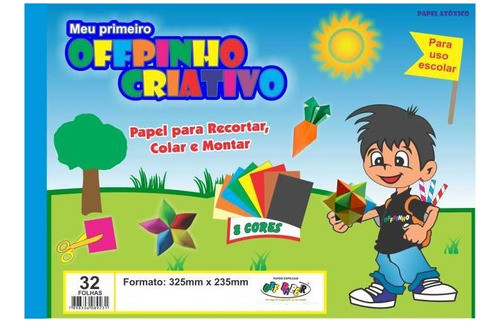 Bloco Criativo Meu Primeiro Offpinho 325mm X 235mm 32 Folhas 0
