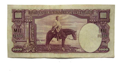 1939 Antiguo Billete Brou $ 1000 Mil Pesos Muy Buen Estado.- 1