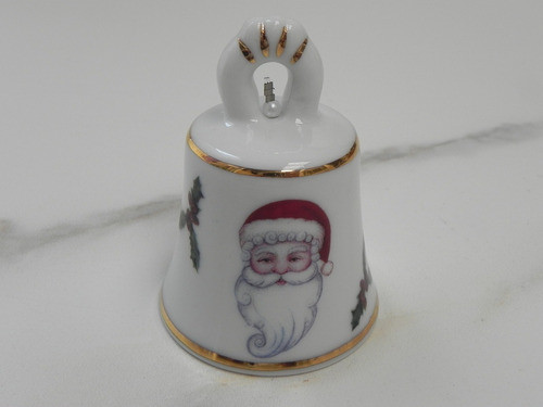 Sino Porcelana Natal Enfeite Decoração Emite Som 1