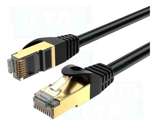 Cable Red Cat8 100% Cobre Ia 0.5 Metros Interior / Exterior 0