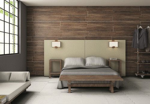 Porce 20x120 Rectificado Ebony Simil Madera Tendenza 2da Cal 1