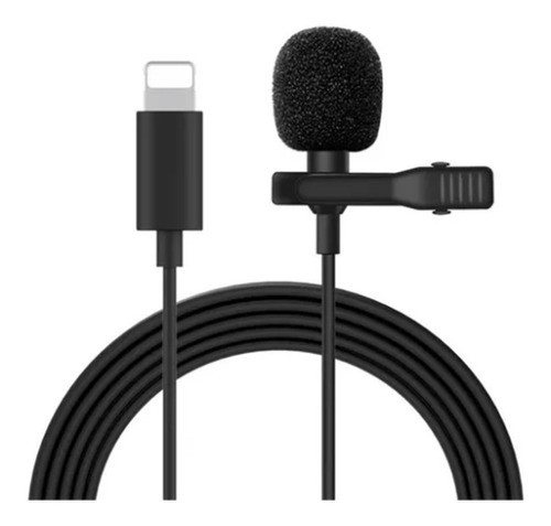 Microfone Lapela Celular iPhone Lightning Bom 0