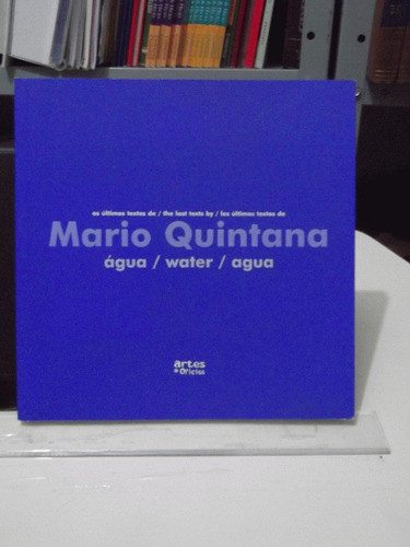Livro -  Água - Water - Água - Mário Quintana - Poesias 0
