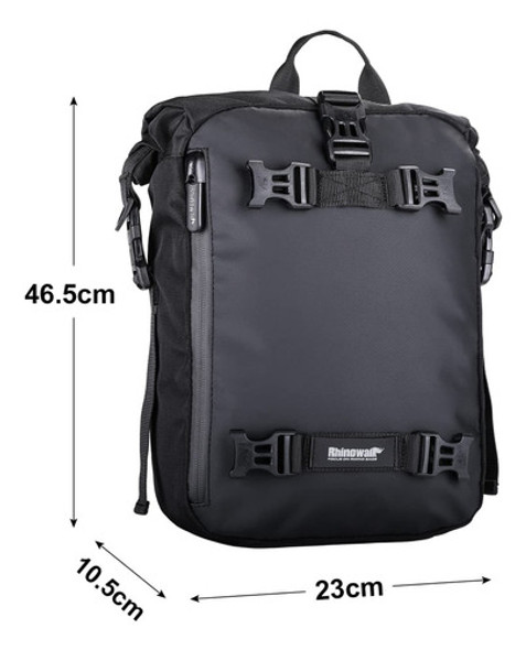 Rhinowalk Bolsa Trasera Para Motocicleta, 10l, Impermeable, 1