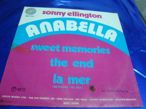 Vinil Compacto Beverly / Sonny Ellington Anabella Sweet End 1