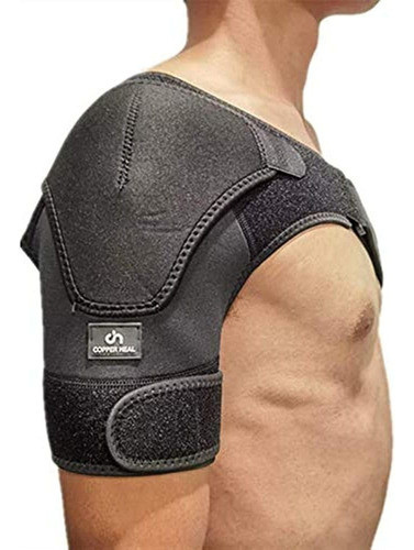 Copper Heal - Soporte De Hombro Manguito De Compresión Ajust 0