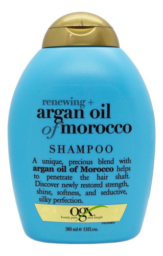Ogx Argan Oil Of Morocco Shampoo + Enjuague + Crema Rulos 3c 1