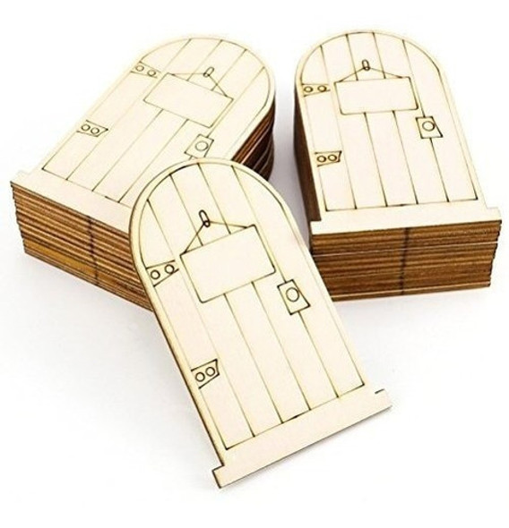 Puerta De Duende Mini Puerta De Hadas De Madera Jardin De Ha 0