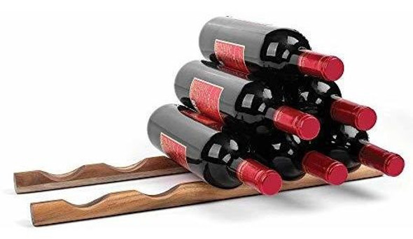 Soporte Para Botellas Compacto De Madera Ironwood Gourmet Pa 0 Soporte Para Botellas Compacto De Madera Ironwood Gourmet Pa 0