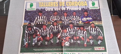 El Gráfico Talleres Ascenso A Primera 1994 Con Póster 0