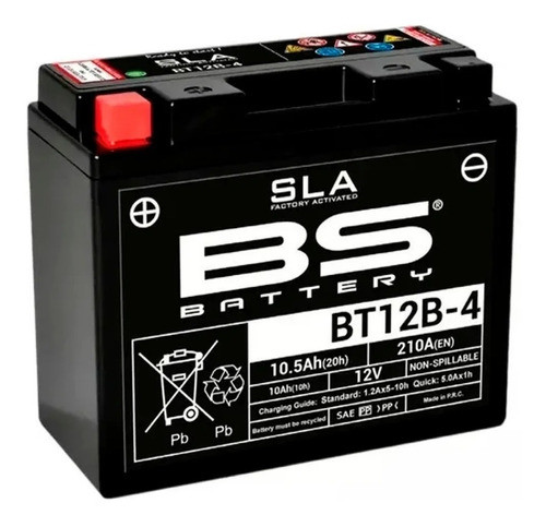 Bateria Bs Yamaha 650 Xvs650 V-star (all) 1998-2011 0