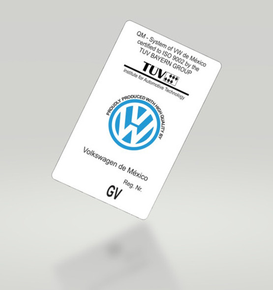 Adesivo Controle Qualidade Vw Golf Mk3 Gl Glx Gti 94 A 98 1 Adesivo Controle Qualidade Vw Golf Mk3 Gl Glx Gti 94 A 98 1