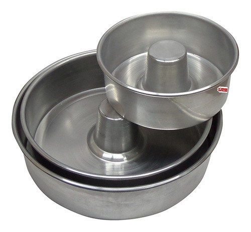 Molde Savarín Bajo 26cm Aluminio Cooper - Ciudad Cotillón 0