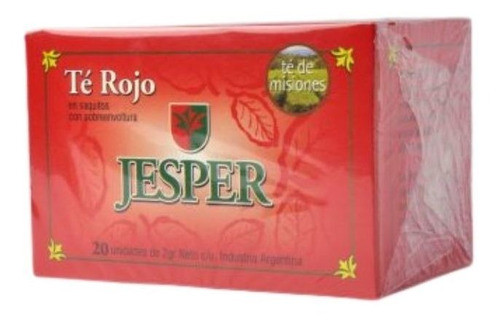 Te Rojo Jesper X 25 Saquitos 0