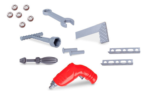 Mega Oficina Caixa De Ferramentas Infantil - Samba Toys 1