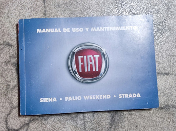 Manual De Uso Mantenimiento Fiat Siena Palio Weekend Strada 0