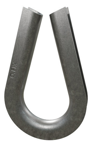Kit C/10 Sapatilha Pesada Aço Carbono Para Cabo De Aço 1/4'' 0