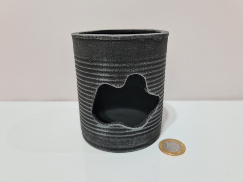 Toca Aquário Lata Cerâmica 12x10cm Camarões Beta Peixes 0