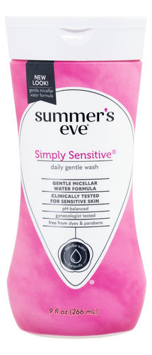 Summers Eve Jabón Intimo En Gel Femenino Simply Sensitive 3c 0