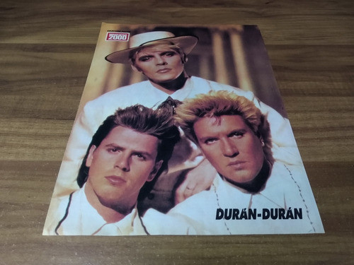 (mq405) Duran Duran * Mini Poster Pinup 29 X 22 * 1987 0