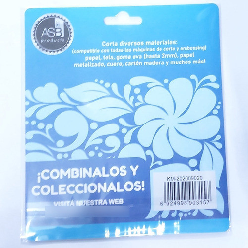 Scrapbooking Troqueles Flores  De 3,8 Cm A 1,3 Cm  4 Piezas 1