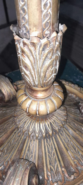Lámpara De Pié / Bronce Estilo Francés 0 Lámpara De Pié / Bronce Estilo Francés 0