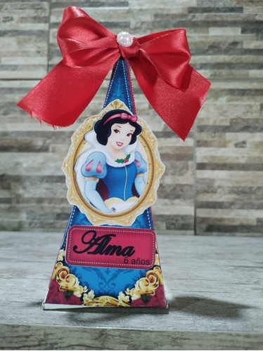 6 Centro De Mesa Pirámide De Blanca Nieves 0