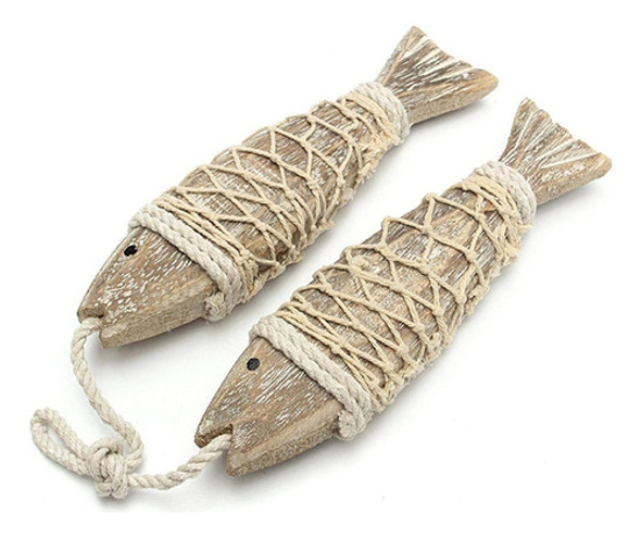 1 Enfeite De Peixe De Madeira Vintage De 2 Peças Para 0 1 Enfeite De Peixe De Madeira Vintage De 2 Peças Para 0