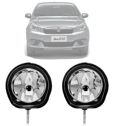 Kit Farol Milha Auxiliar Neblina Gran Siena - 13/20 Ld/le 0