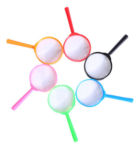 Lupas Acrílicas Coloridas De 6 Peças Para Brinquedos Experim 0