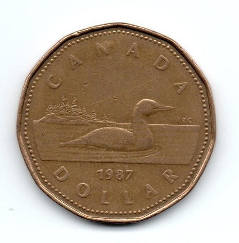 Canada Moneda 1 Dolar Año 1987 Km#157 0