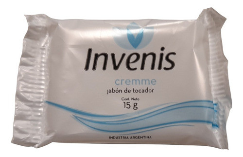 Jabón De Tocador Invenis Cremme 15 Gr X 580 Unidades 1