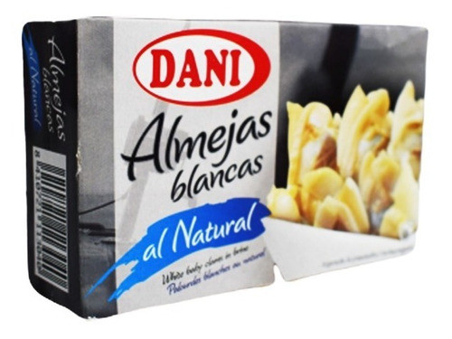 Almejas Blancas Al Natural  Dani  111 Gr Importado 0
