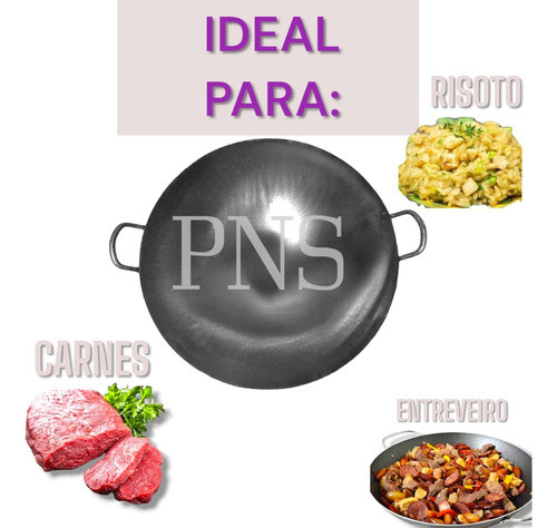 Disco Para Comida Tacho Chapa Panela Churras Bifeira 50cm 1
