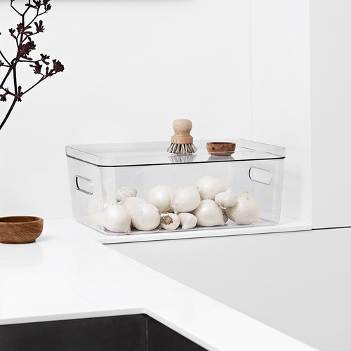 Caja Organizadora Compact Clear L Transp Smartstore 1