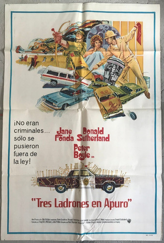 Afiche De Cine Pelicula Tres Ladrones En Apuro 0