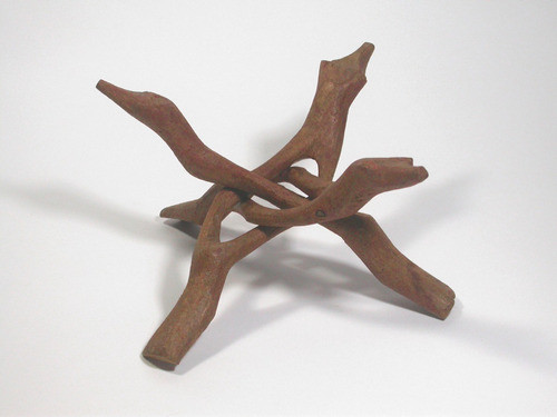 Trípode De Madera Rústico, Artesanía De La India 0