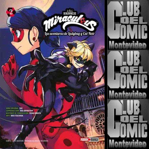 Miraculous - Aventuras De Ladybug Y Cat Noir 2 -panini Manga 0
