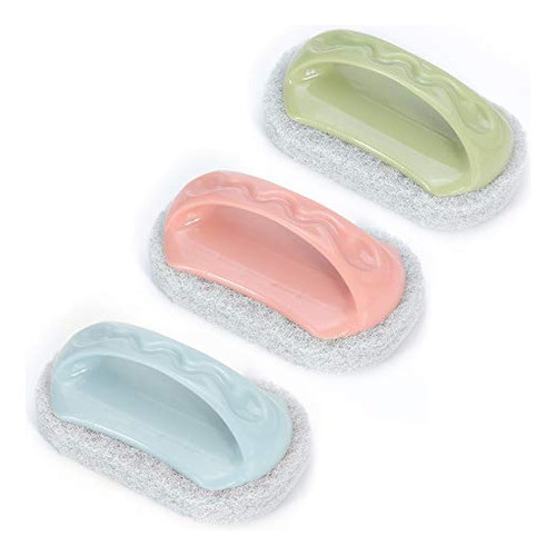 3pcs Esponja De Cocina Bañera Cepillo De Fregado Para Piscin 0