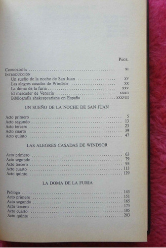 Comedias De William Shakespeare - 4 Obras Completas 1
