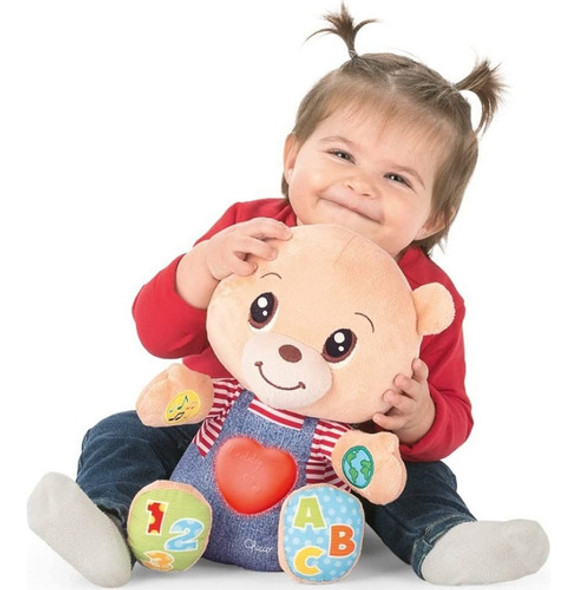 Muñeco Peluche Musical Juego Juguete Bebe Estimulacion 2en1 0