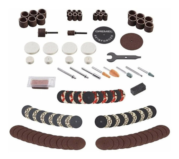 Kit Accesorios Minitorno Dremel 110 Piezas Cortar Esmerilar 1