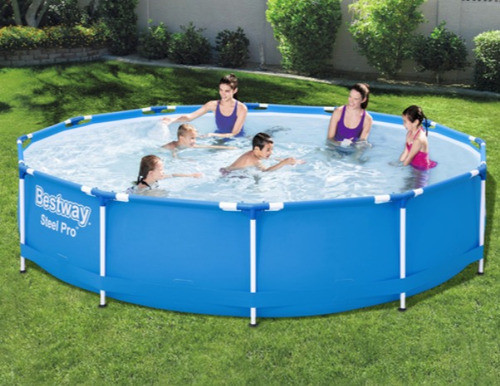 Piscina Estructural Redonda 3.66m X 76cm 6473l Azul 1
