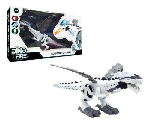 Robot Dinofire Con Luz Y Sonido En Caja 50x26cm - Ik0022 0