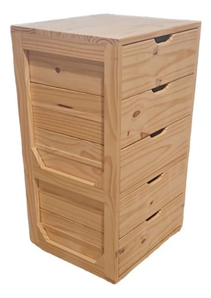 Cajonera Interior De Placard 5 Cajones Grandes De Pino!! 1 Cajonera Interior De Placard 5 Cajones Grandes De Pino!! 1