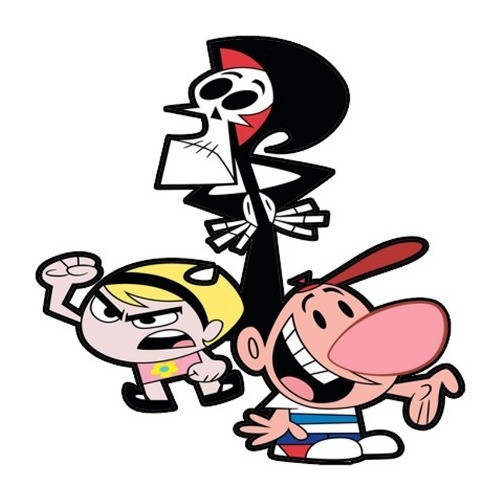 Patch Estampado Billy E Mandy, Adesivos Para Roupa, Tecido 0