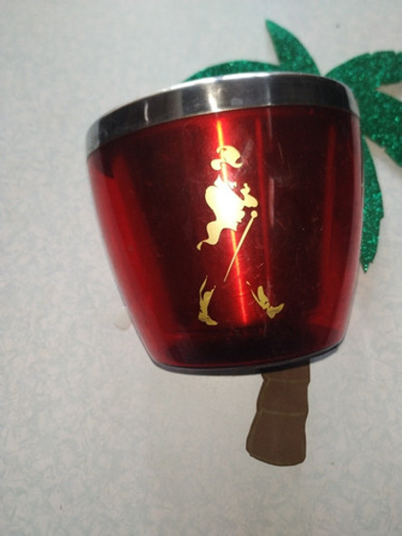 Hielera Whisky Johnny Walker De Acero Inoxidable Y Acrílico 0