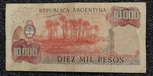 Billete 10000 Pesos Ley 1983 Bottero 2495 Oferta 1